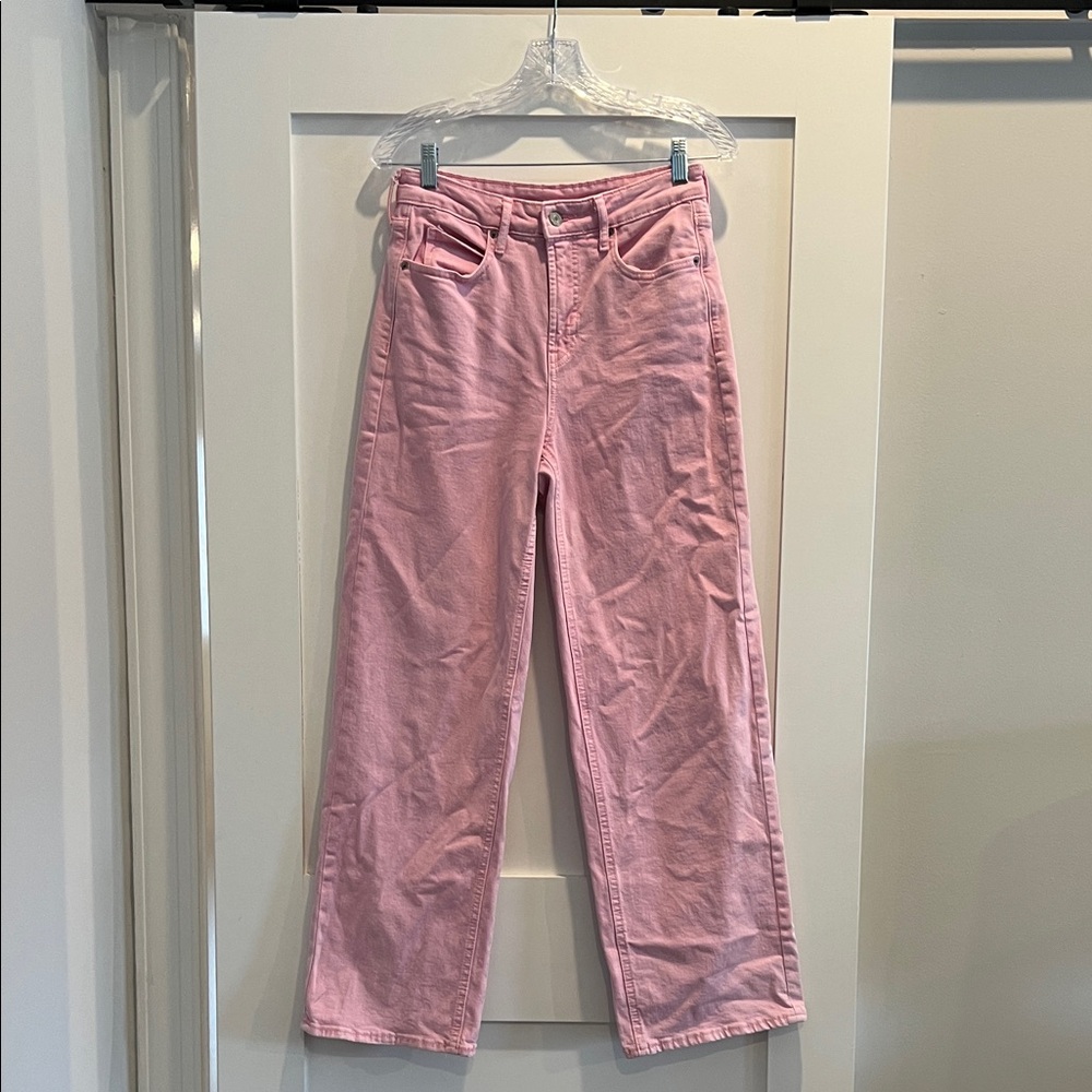 Old Navy Pink Straight Leg Women's Jeans